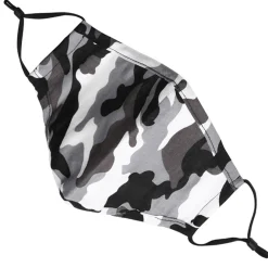 JEANS Kasvosuojat>Säädettävä kasvosuoja nenälangalla harmaa camo
