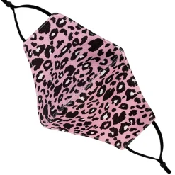 JEANS Kasvosuojat>Säädettävä kasvosuoja pinkki/leopardi
