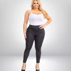 JEANS Housut | Plus!>ShoSho Ava Butt Sculpt housut liituraita