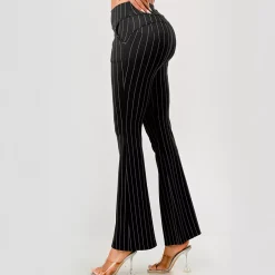 JEANS Housut></noscript>ShoSho Belle housut musta/liituraita