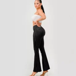 JEANS Housut></noscript>ShoSho Belle housut musta/liituraita