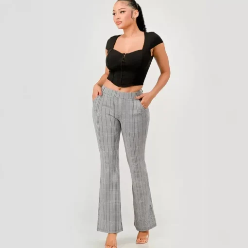 JEANS Housut>ShoSho Belle housut v.harmaa/tweed