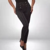 JEANS Housut>ShoSho Denise treggingsit musta/ruutu