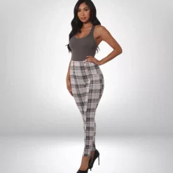JEANS Housut>ShoSho Denise treggingsit vaaleanharmaa