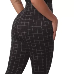 JEANS Housut></noscript>ShoSho Denise treggingsit musta/ruutu