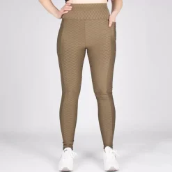 JEANS Leggingsit>ShoSho Diamond Honeycomb leggingsit khaki