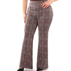 JEANS Housut | Plus!>ShoSho Elly Tweed housut ruskea