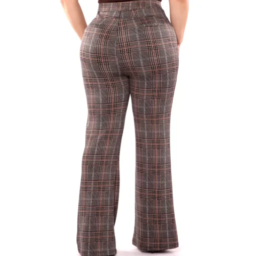 JEANS Housut | Plus!>ShoSho Elly Tweed housut ruskea