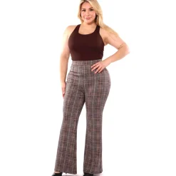 JEANS Housut | Plus!></noscript>ShoSho Elly Tweed housut ruskea
