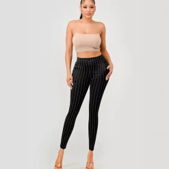 JEANS Housut></noscript>ShoSho Emmy treggingsit liituraita
