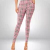 JEANS Housut>ShoSho Emmy treggingsit roosa/tweed