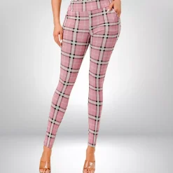 JEANS Housut>ShoSho Emmy treggingsit roosa/tweed
