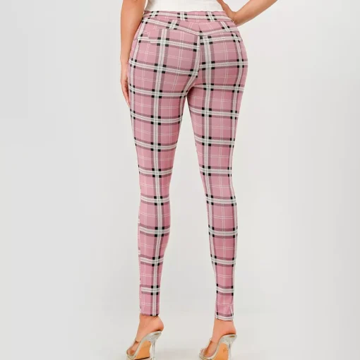 JEANS Housut>ShoSho Emmy treggingsit roosa/tweed