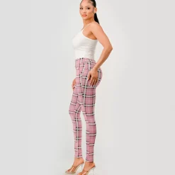 JEANS Housut></noscript>ShoSho Emmy treggingsit roosa/tweed