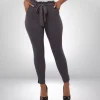 JEANS Housut>ShoSho Inez Paperbag housut harmaa