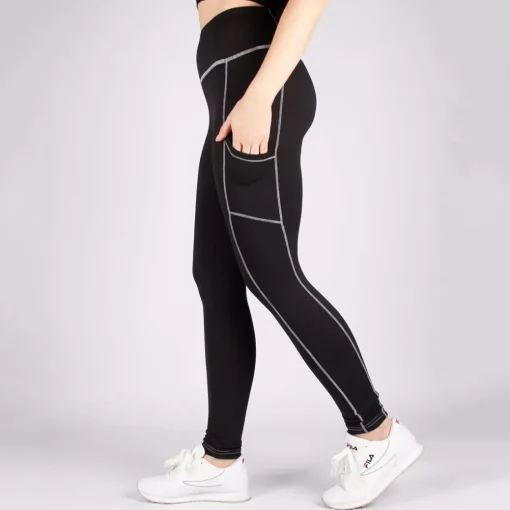 JEANS Leggingsit>ShoSho Isabel Soft Brush leggingsit musta