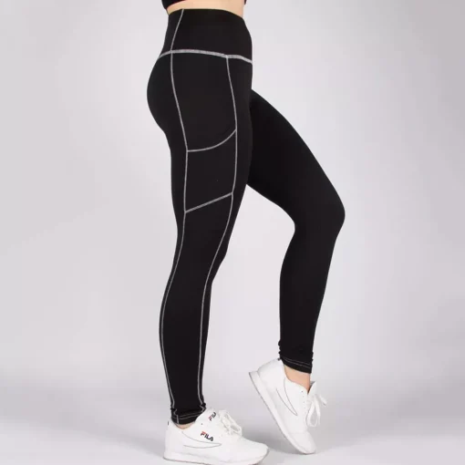JEANS Leggingsit>ShoSho Isabel Soft Brush leggingsit musta