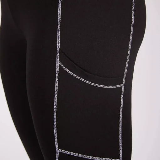 JEANS Leggingsit>ShoSho Isabel Soft Brush leggingsit musta