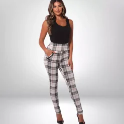 JEANS Housut></noscript>ShoSho Mandy treggingsit vaaleanharmaa