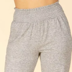 JEANS Housut></noscript>ShoSho Naeva trikoohousut harmaameleerattu