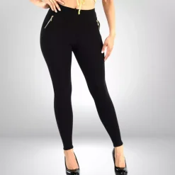 JEANS Housut>ShoSho Tanya treggingsit musta