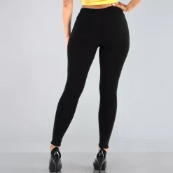 JEANS Housut></noscript>ShoSho Tanya treggingsit musta