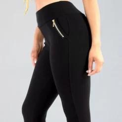 JEANS Housut></noscript>ShoSho Tanya treggingsit musta