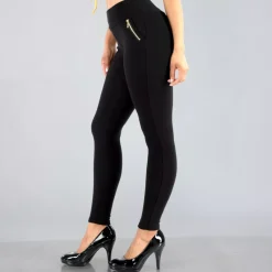 JEANS Housut></noscript>ShoSho Tanya treggingsit musta