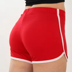 JEANS Shortsit Ja Caprit></noscript>SJL trikooshortsit punainen