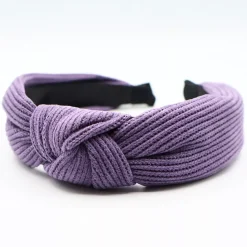 JEANS Hiustarvikkeet>Soft Knit solmupanta luumu