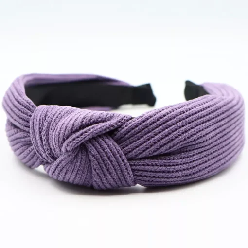 JEANS Hiustarvikkeet>Soft Knit solmupanta luumu