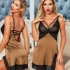 DL Collection Alusvaatteet>Spice Satin babydoll alusasu toffee