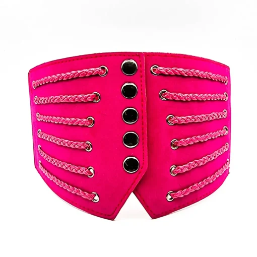 JEANS Vyöt>Stretchvyö pikkuleteillä fuksia