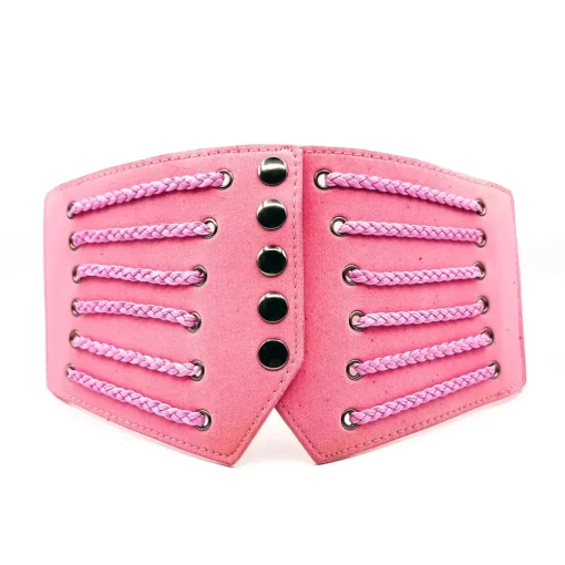 JEANS Vyöt>Stretchvyö pikkuleteillä pinkki