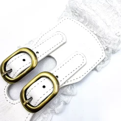 JEANS Vyöt>Stretchvyö pitsillä valkoinen