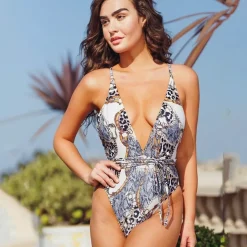 JEANS Uima-asut>Stylish Swimwear käännettävä uimapuku