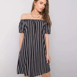 JEANS Minimekot>Sublevel Akira mekko raidallinen/musta