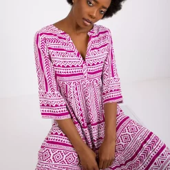 JEANS Minimekot></noscript>Sublevel Ankara mekko fuksiaraidallinen