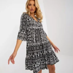 JEANS Minimekot>Sublevel Eco Emilia mekko mustavalkoinen
