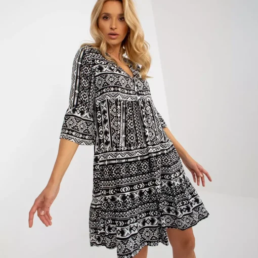 JEANS Minimekot>Sublevel Eco Emilia mekko mustavalkoinen
