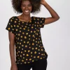 Sublevel Lyhythihaiset Paidat Ja Topit>Sunflower toppi musta