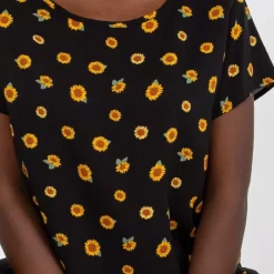 Sublevel Lyhythihaiset Paidat Ja Topit></noscript>Sunflower toppi musta