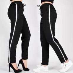 JEANS Housut>Suoralahkeiset housut musta