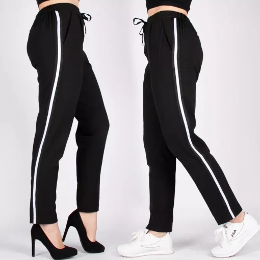 JEANS Housut>Suoralahkeiset housut musta