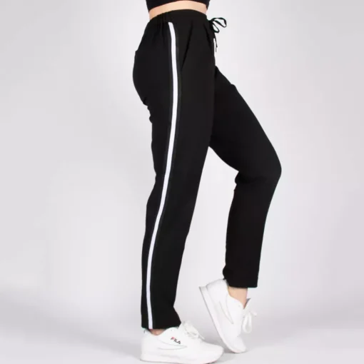JEANS Housut>Suoralahkeiset housut musta