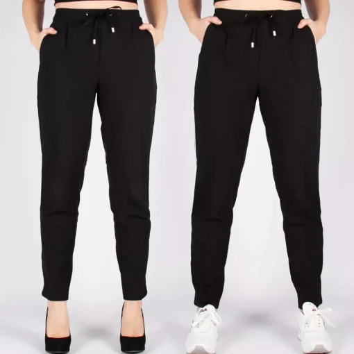 JEANS Housut>Suoralahkeiset housut musta