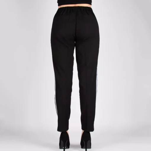 JEANS Housut>Suoralahkeiset housut musta