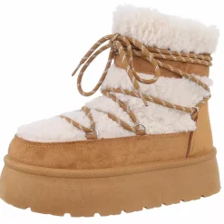 JEANS Kengät>Teddypintaiset nilkkurit kameli
