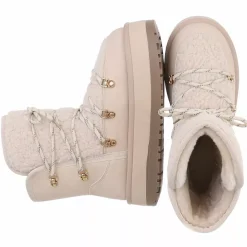 JEANS Kengät>Teddypintaiset nilkkurit beige