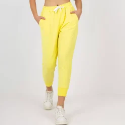 JEANS Housut></noscript>The Fancy Adea trikoohousut keltainen